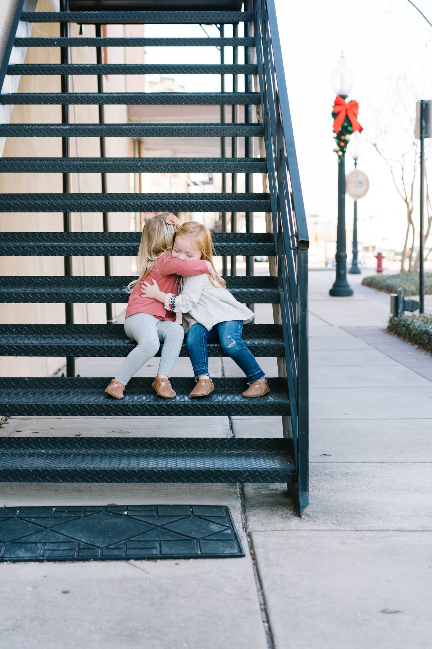 Picture of girls in Downtown Bryan, Texas