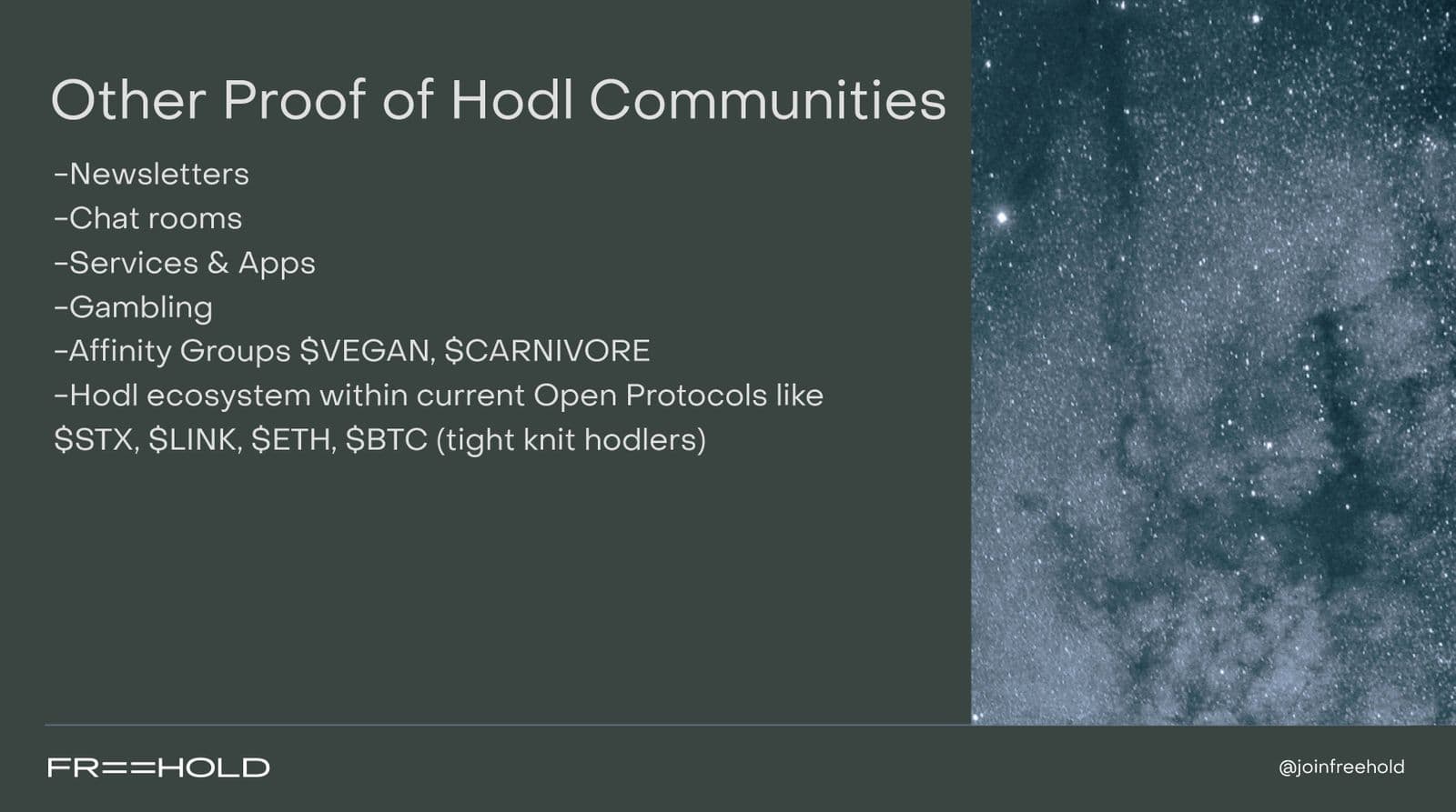 Freehold presentation image